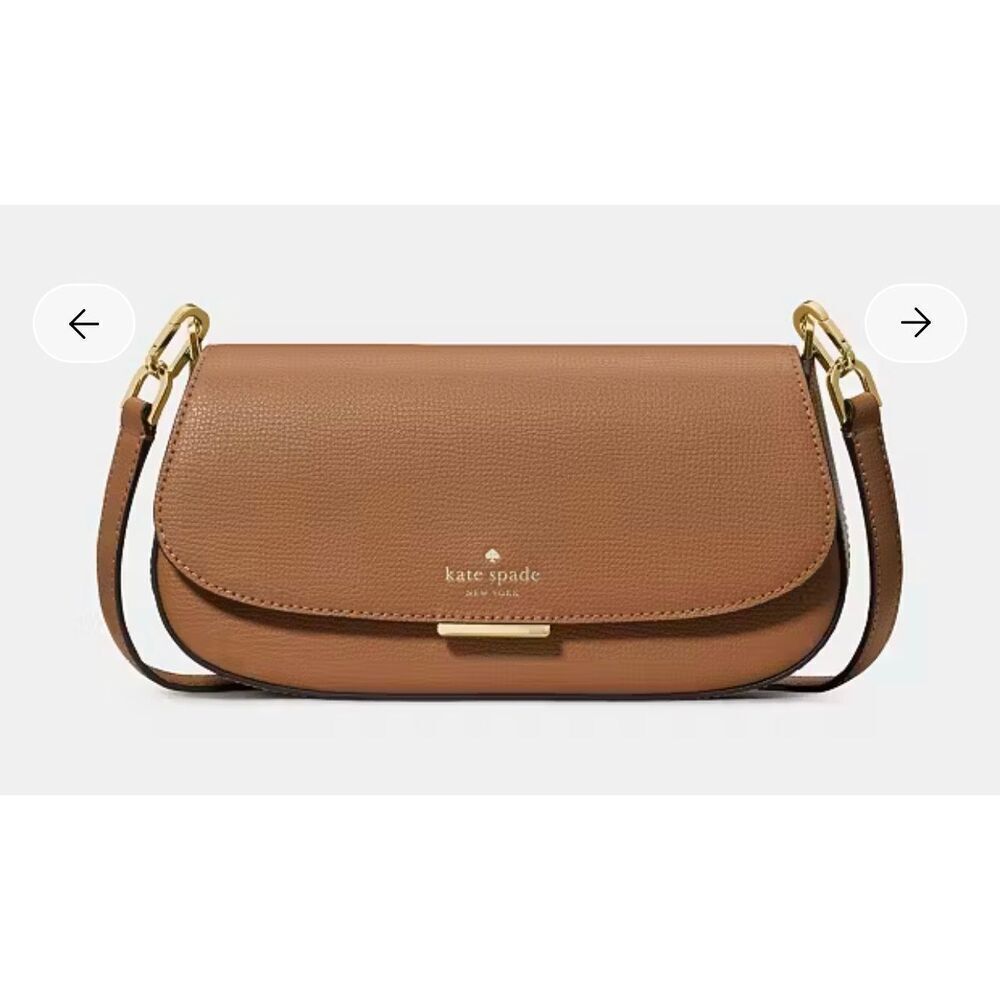 Kate Spade brown Crossbody bag Quinn Mini Bag new with tags retail $299